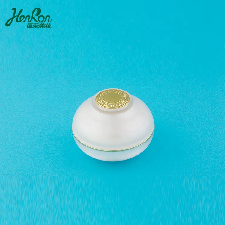 5G 10G 30G 50G 5Ml Jar Empty Round White Acrylic Plastic Jar Container Eye Cream Bottle