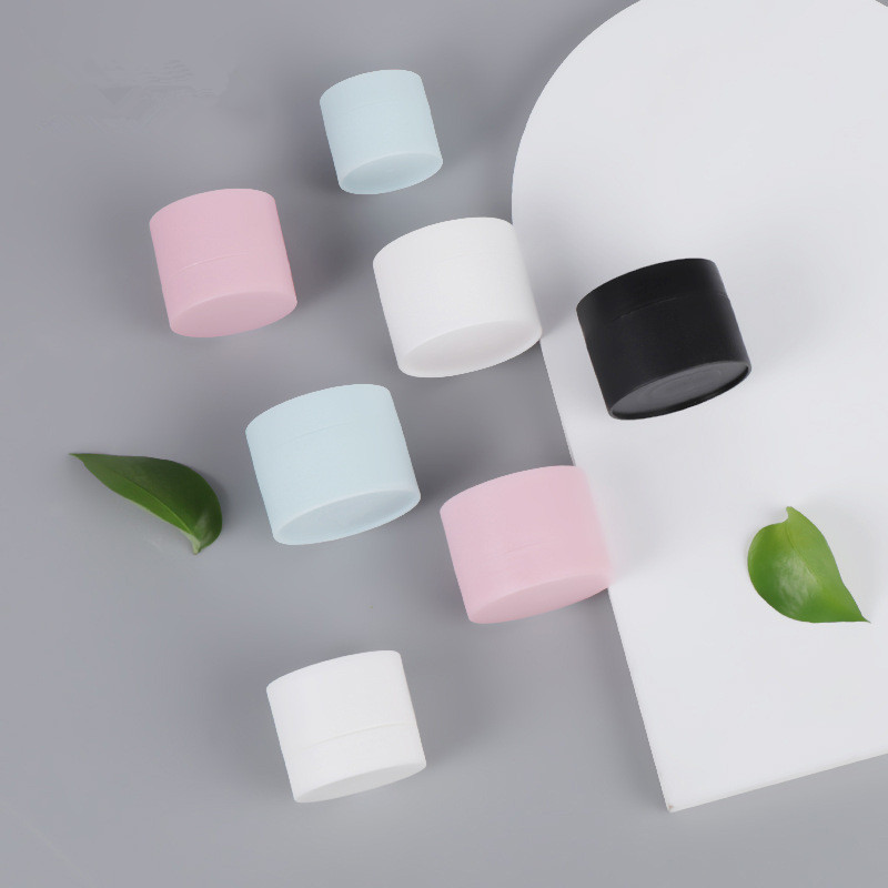 5G 15G 20G 30G 50G Round Shape Acrylic Empty Double-Layer Pp Face Cream Jar Lotion Plastic Make Up Plastic Face Cream Jar