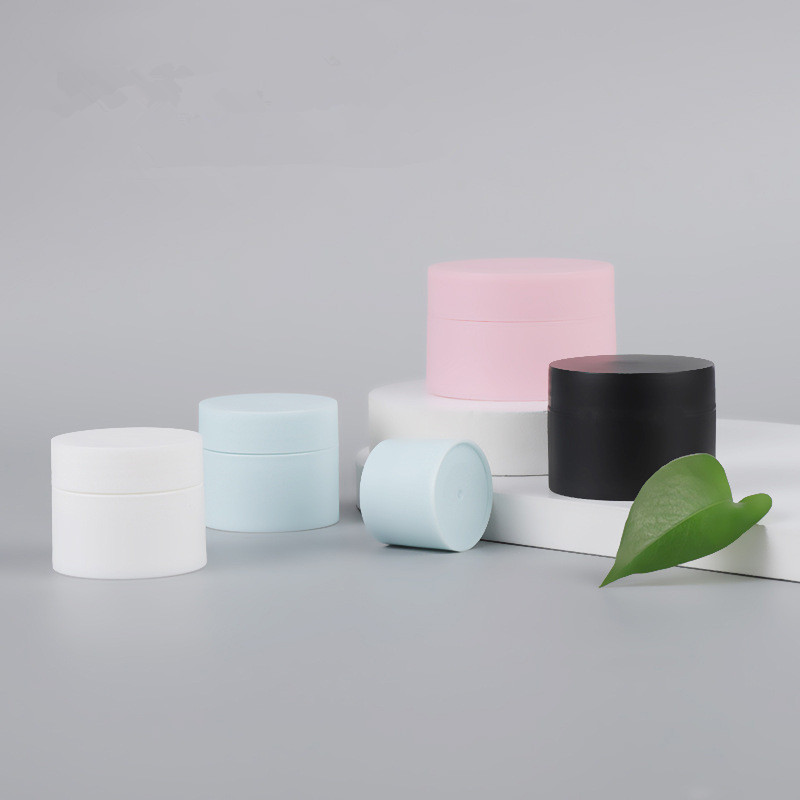 5G 15G 20G 30G 50G Round Shape Acrylic Empty Double-Layer Pp Face Cream Jar Lotion Plastic Make Up Plastic Face Cream Jar