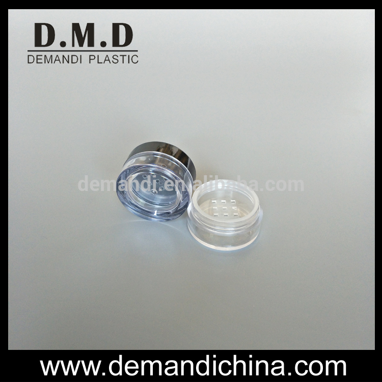 5Grams 10Grams 3 ml 5 ml 10 ml cosmetic loose powder sifter container
