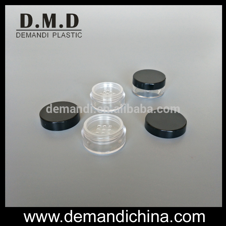5Grams 10Grams 3 ml 5 ml 10 ml cosmetic loose powder sifter container