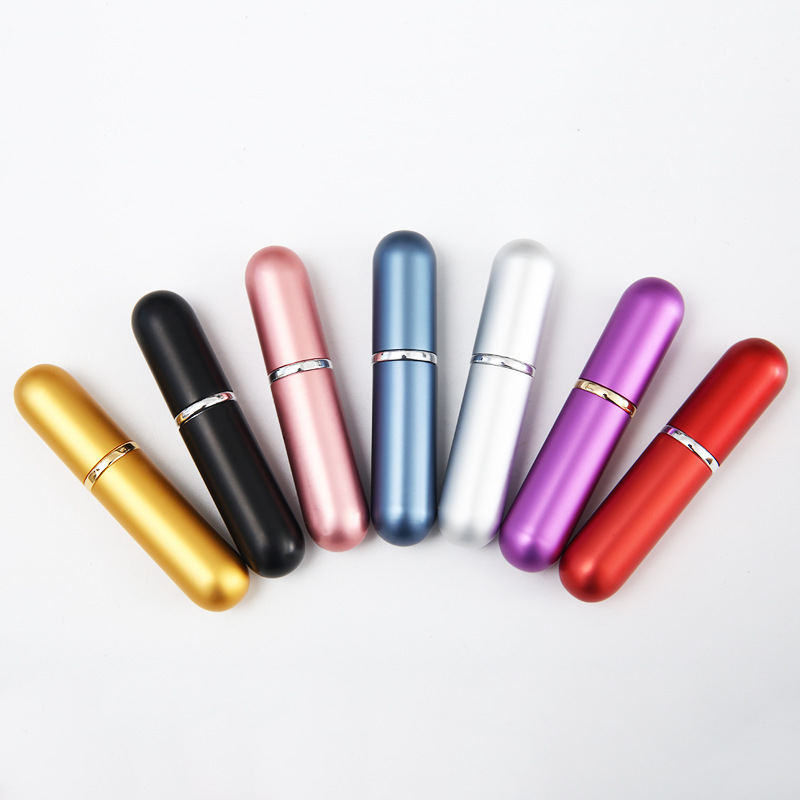 5M Metal Travel Mini Portable Size Spray Refill Atomiser Aluminum Perfum Bottle, Refillable Perfume Atomizer Bottles