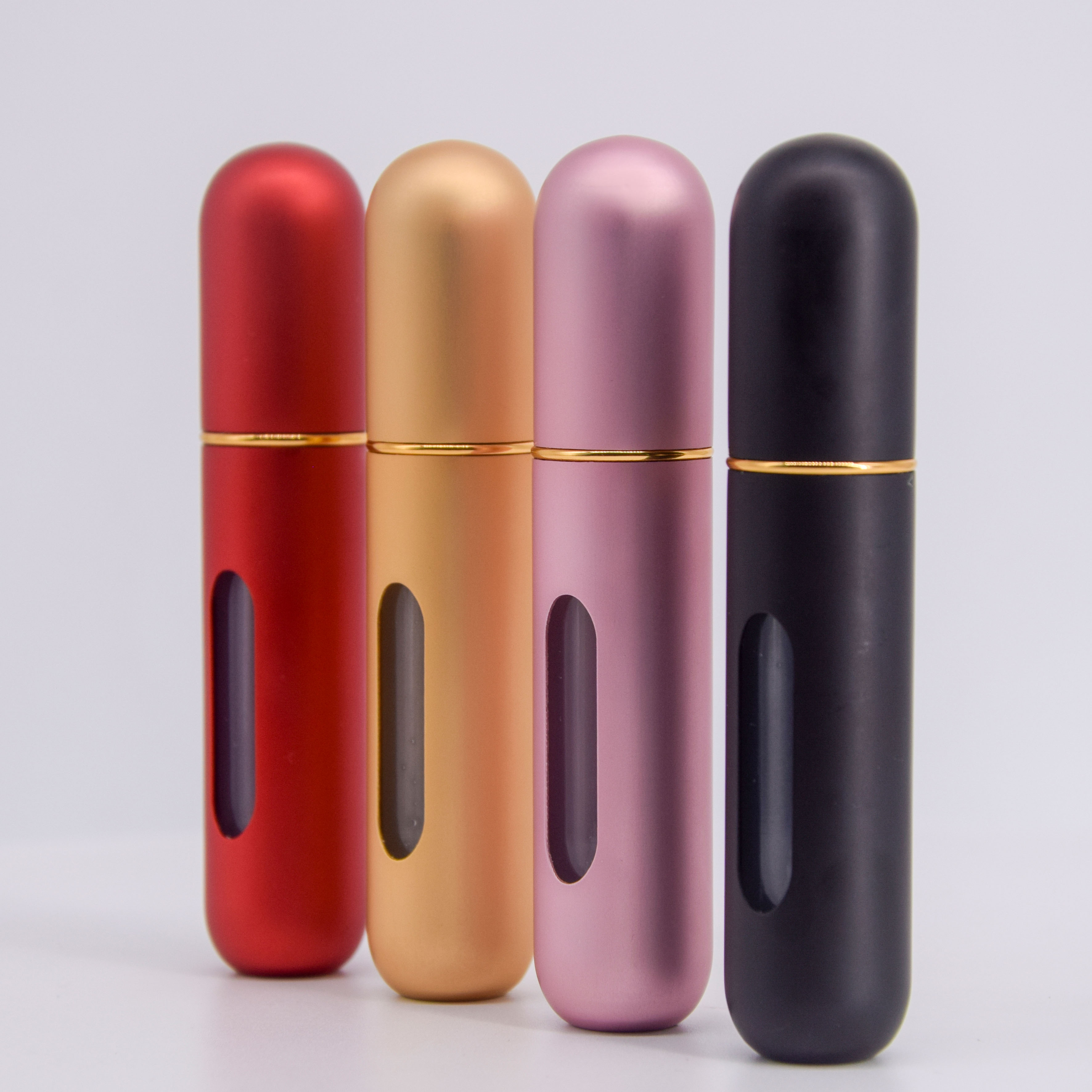 5M Metal Travel Mini Portable Size Spray Refill Atomiser Aluminum Perfum Bottle, Refillable Perfume Atomizer Bottles