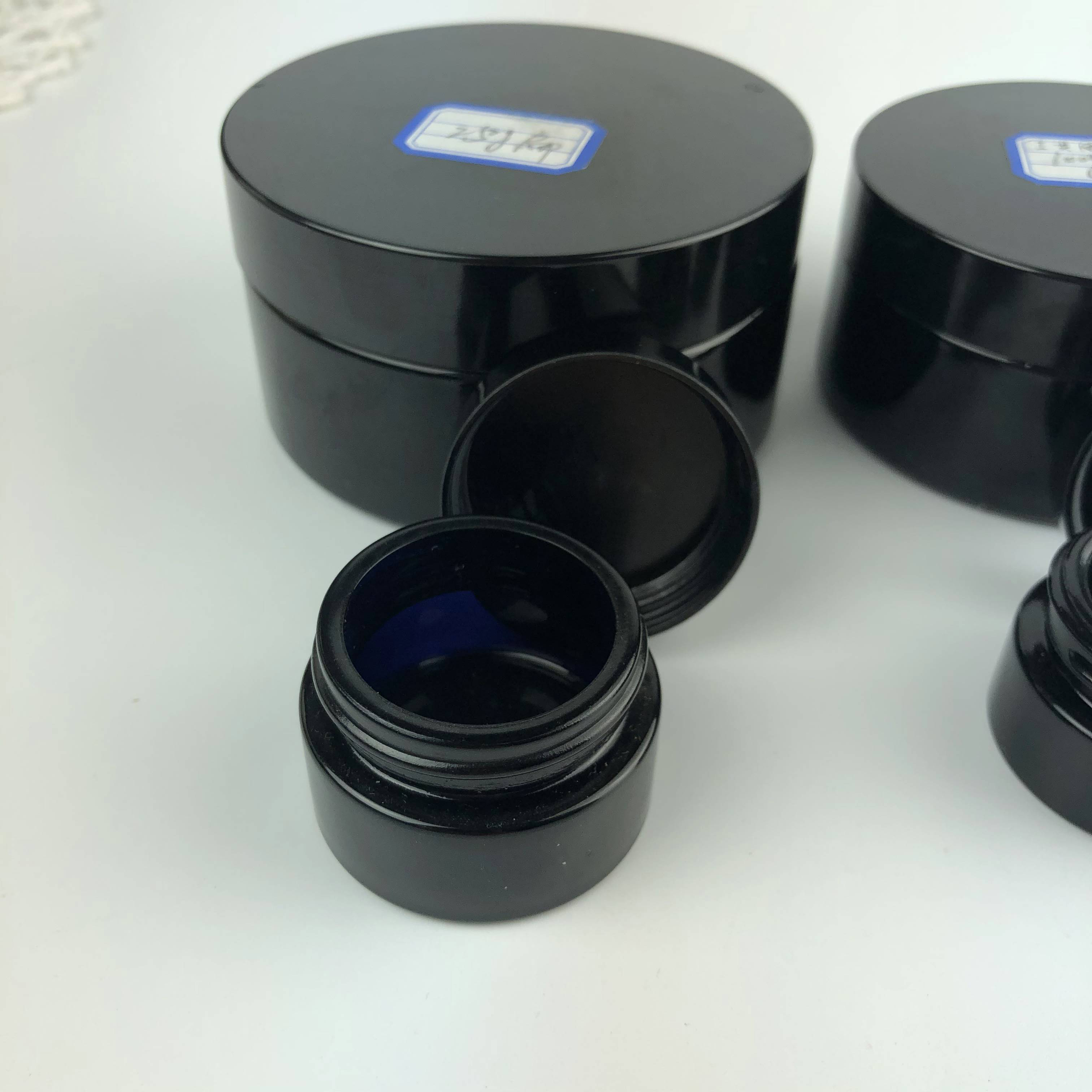 5ML,10ML,15ML,30ML,50ML,100ML,150ML,250ML dark violet glass jar cosmetic