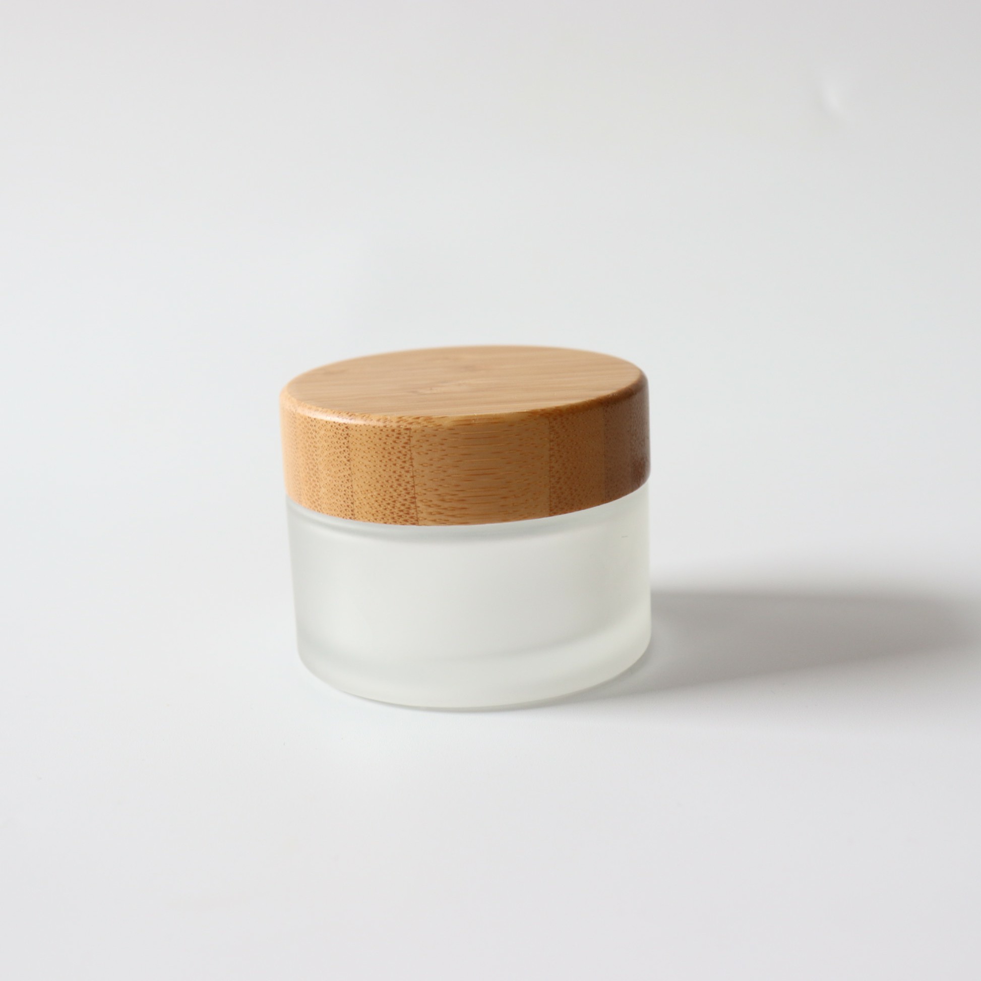 5ML 10ML Glass Containers clear frosted color CBD Concentrate Container glass Dab Jar with bamboo lid