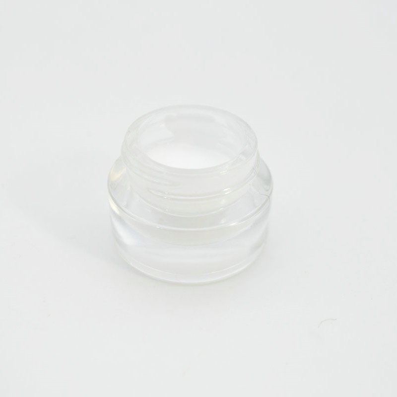 5ML EMPTY CHILD RESISTANT COSMETIC EYE CREAM GLASS JAR CLEAR CREAM JAR