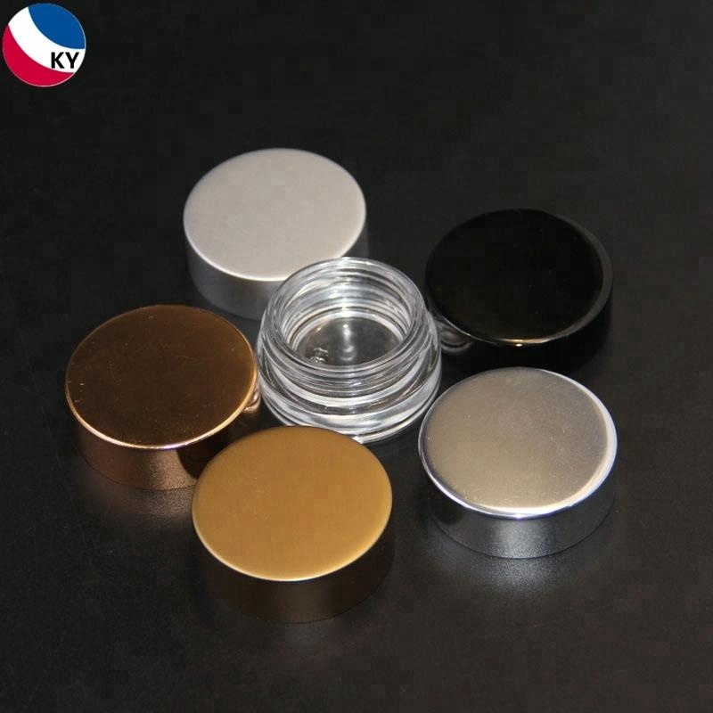 5ML Lip Balm Container Concentrate 7ml Lip Gloss Packaging Container Glass Jar for Cosmetic and Gold Skin Care Cream Clear