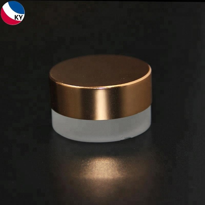 5ML Lip Balm Container Concentrate 7ml Lip Gloss Packaging Container Glass Jar for Cosmetic and Gold Skin Care Cream Clear