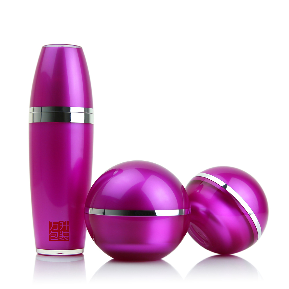 5ML Round Ball Jar Acrylic Custom Plastic Jars WE