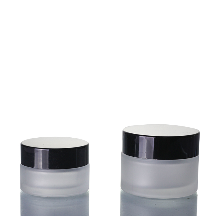 5ML glass jar glass concentrate container with White Cap