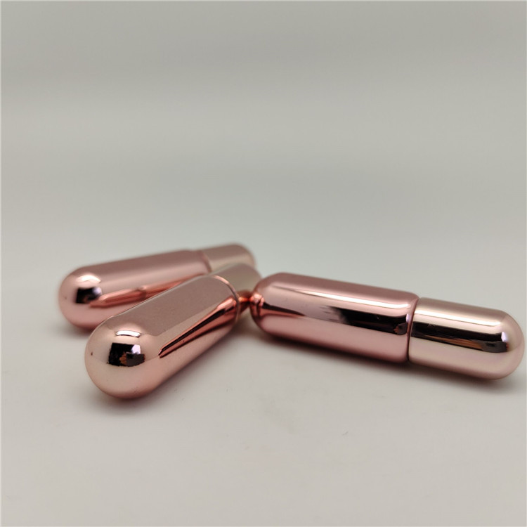 5ML portable rose gold roller bottle essential oil perfume roller bottle cosmetic packaging