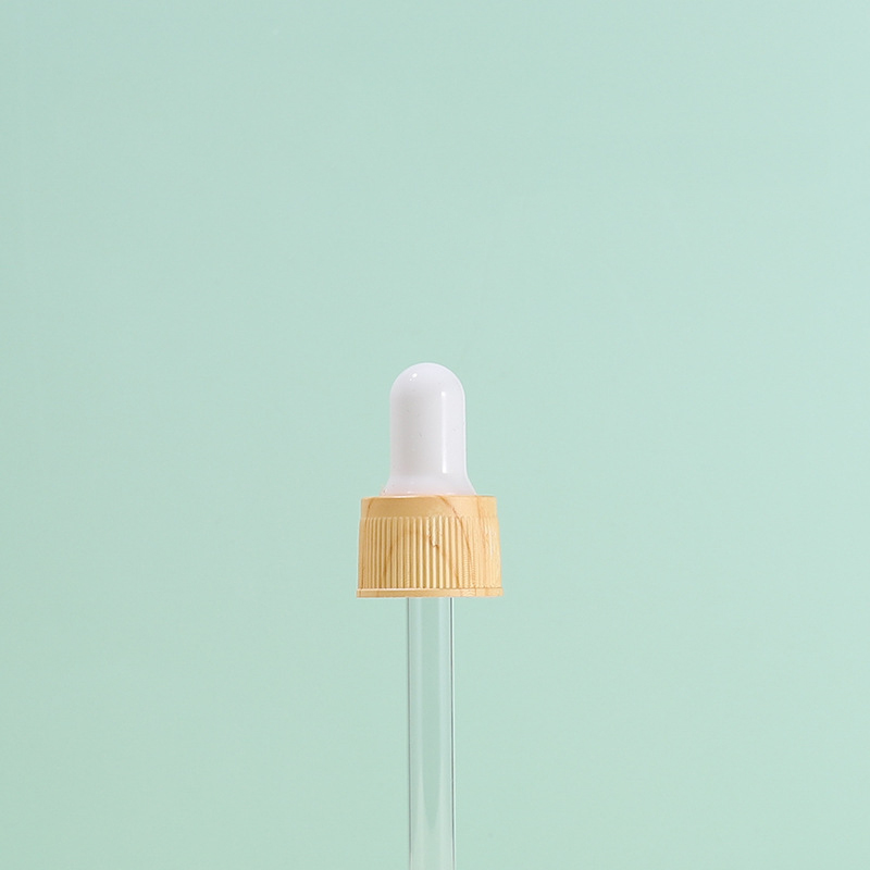 5ML10mL refined oil bottle 15ML 20ml Bamboo wood grain cap dropper bottle 30ML 50ML 100ml Frosted essence bottle
