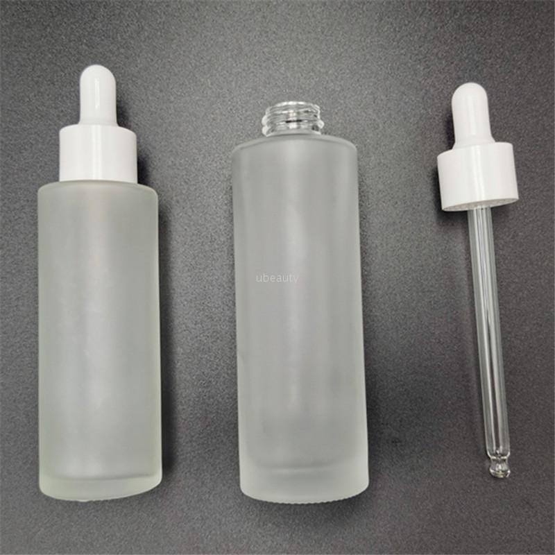 5Ml 10Ml 15Ml 20Ml 30Ml 50Ml 100Ml White Frosted Essential Oil Bottle Glass Dropper Bottle