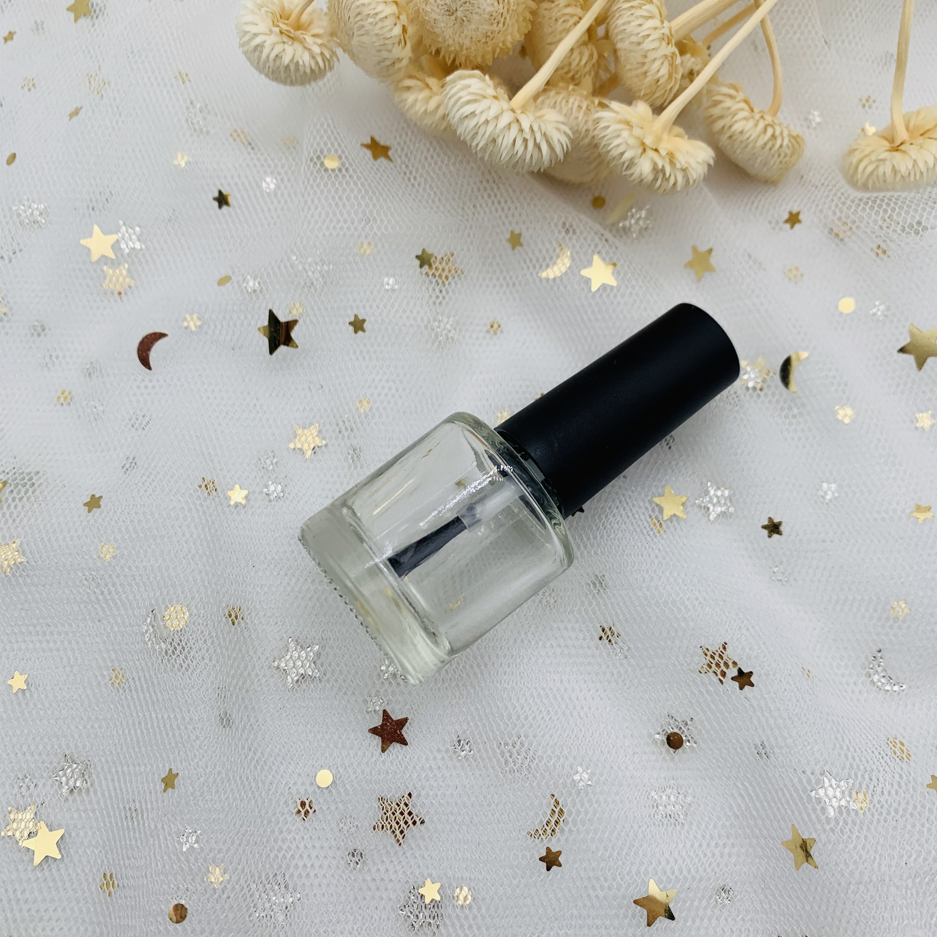 5Ml 10Ml 15Ml Empty Clear Glass Nail Polish Bottle Packaging