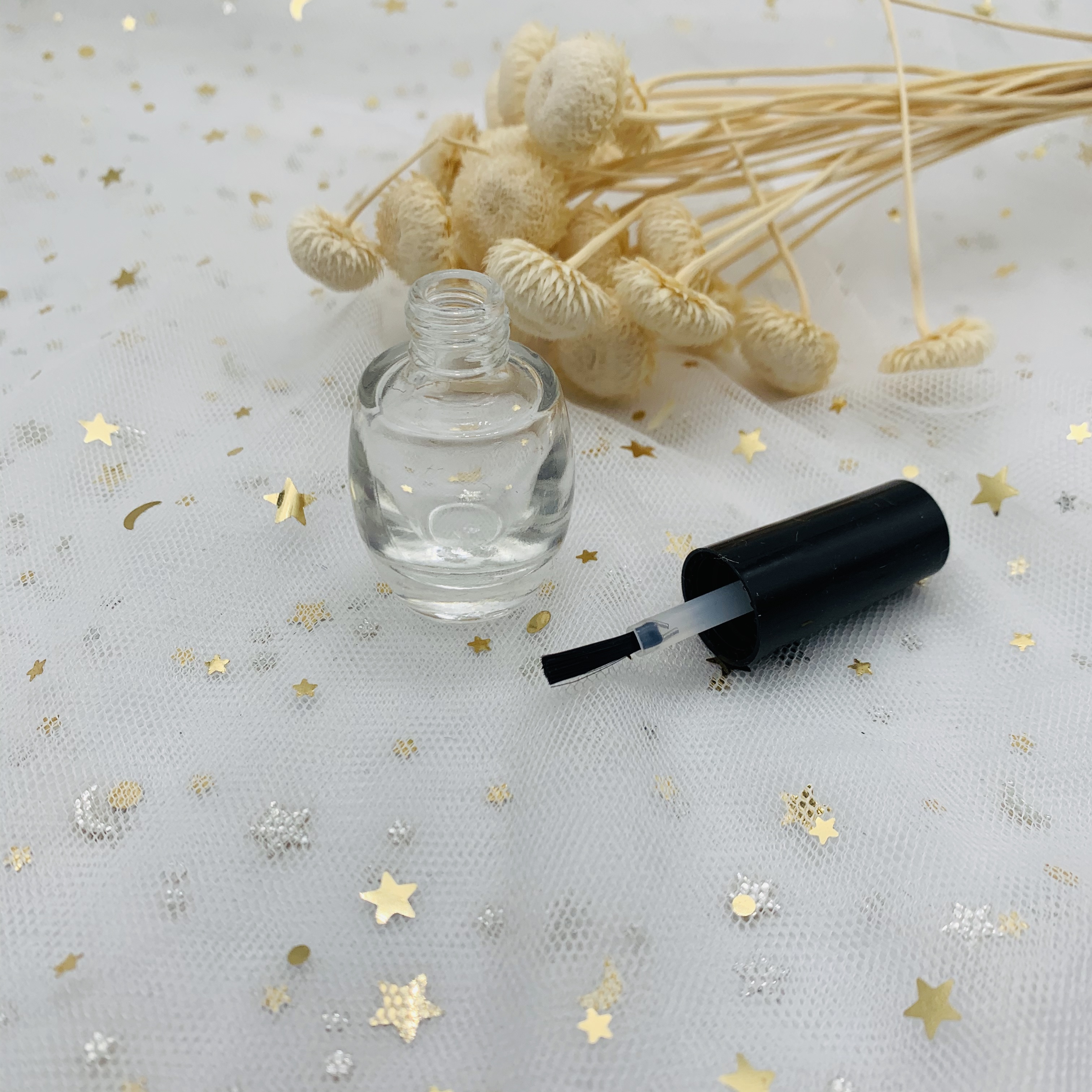 5Ml 10Ml 15Ml Empty Clear Glass Nail Polish Bottle Packaging