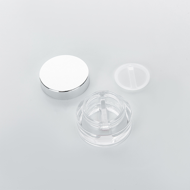 5Ml 10Ml 20Ml 30Ml 50Ml Silver Small Plastic Cap Sample Mini Bottle Jars Cosmetic Empty Makeup Containers Pot