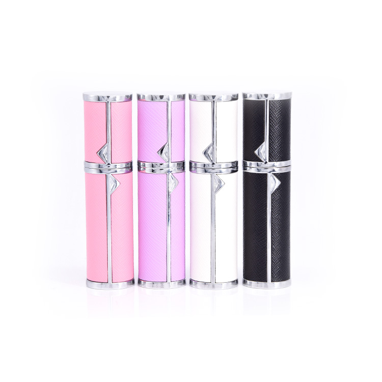 5Ml Mini Refillable Leather Perfume Atomizer Bottles