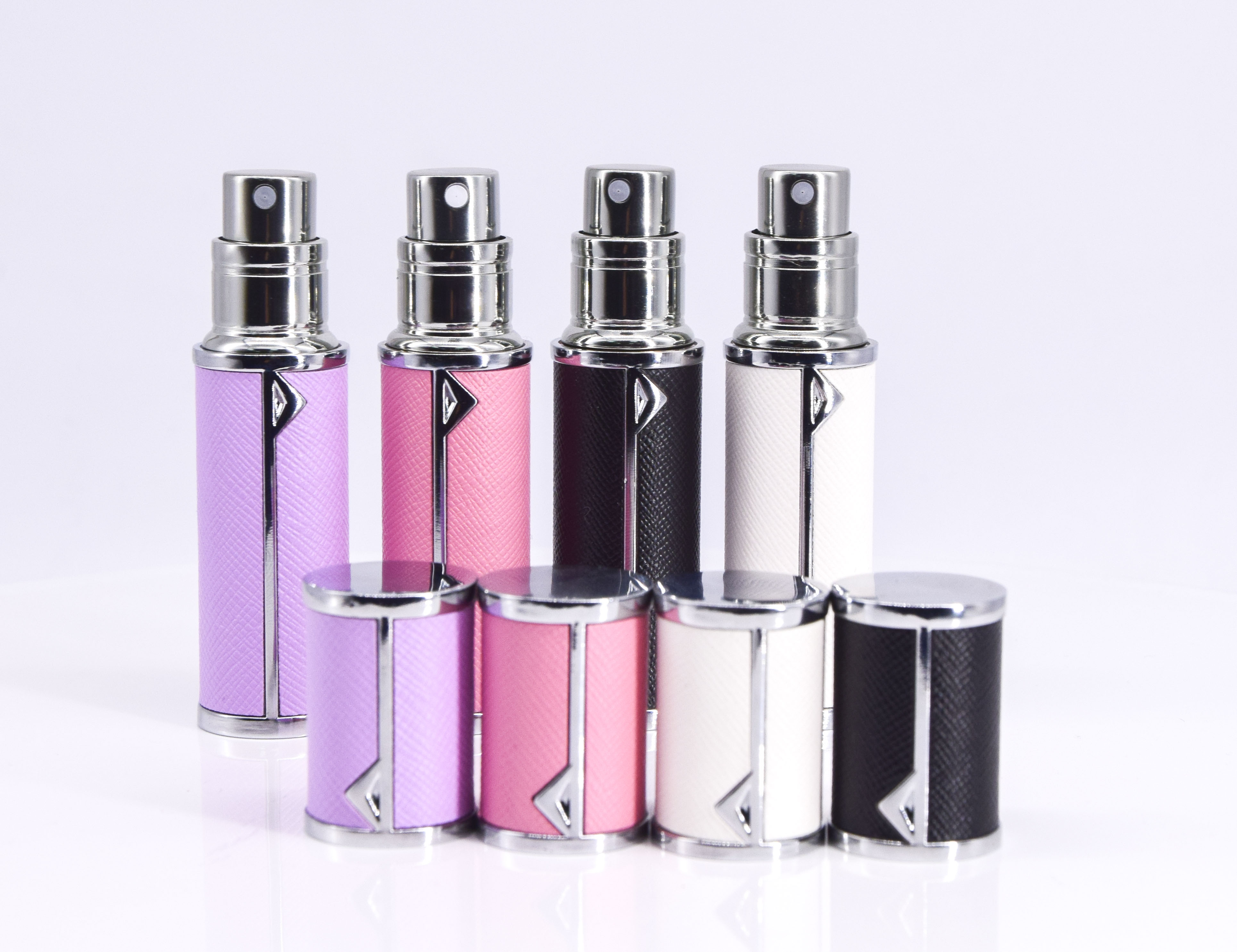 5Ml Mini Refillable Leather Perfume Atomizer Bottles