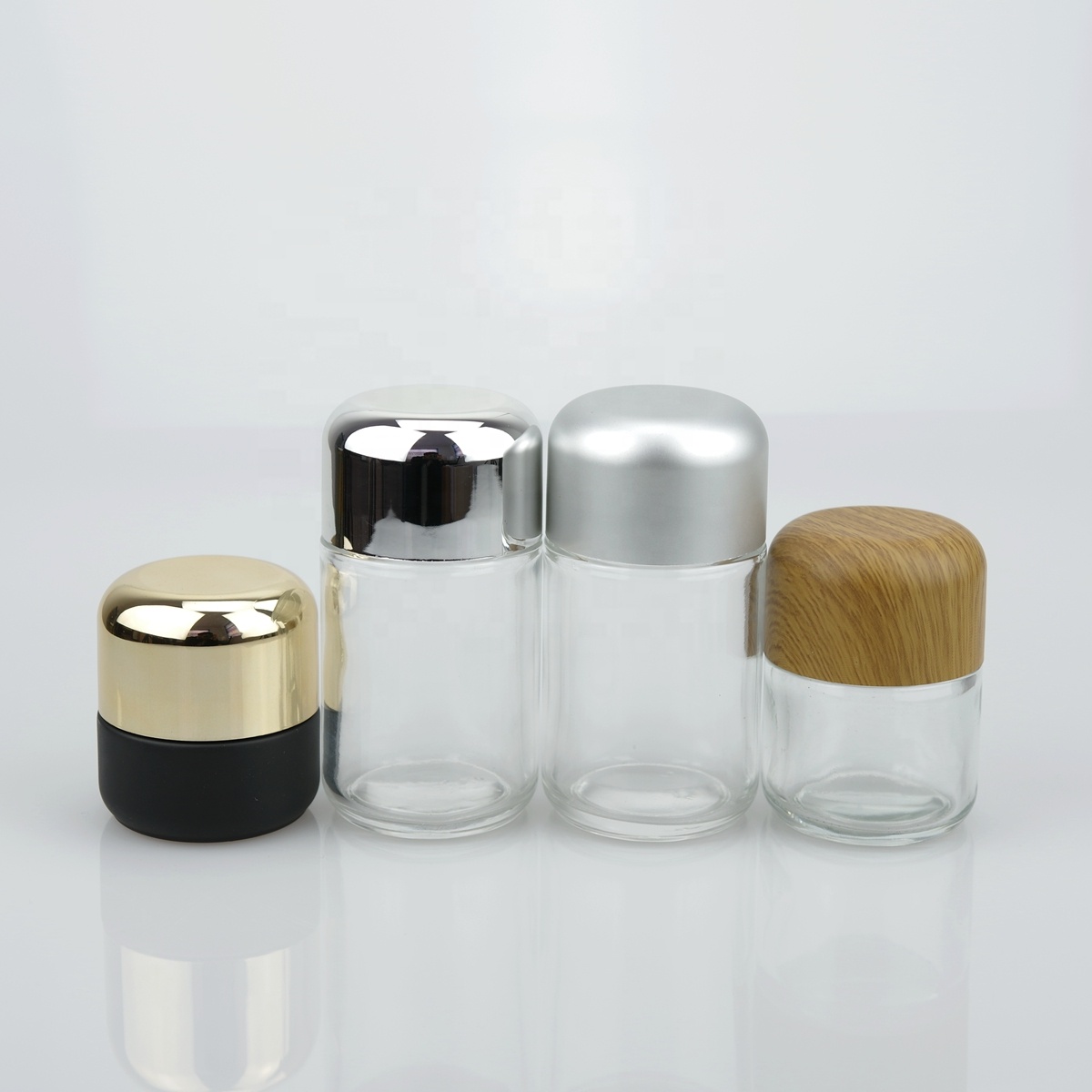 5OZ child resistant glass jar with child proof cap