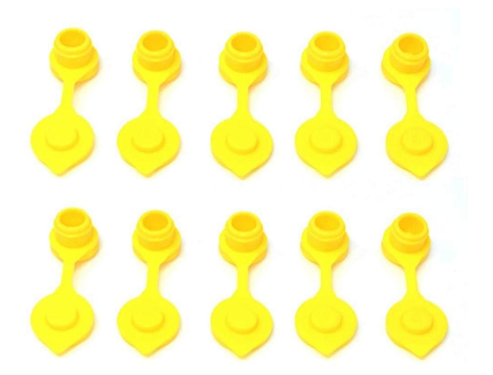 5Pcs Vent Cap Jug Vents Replacement Plug Fit For Eagle Chilton Spouts Yellow
