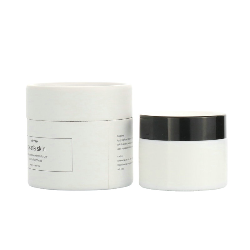 5g 100g Glass Clear Cosmetic sample Cream Lip Balm Jar Facial Care Body Butter Container 1oz with box packaging