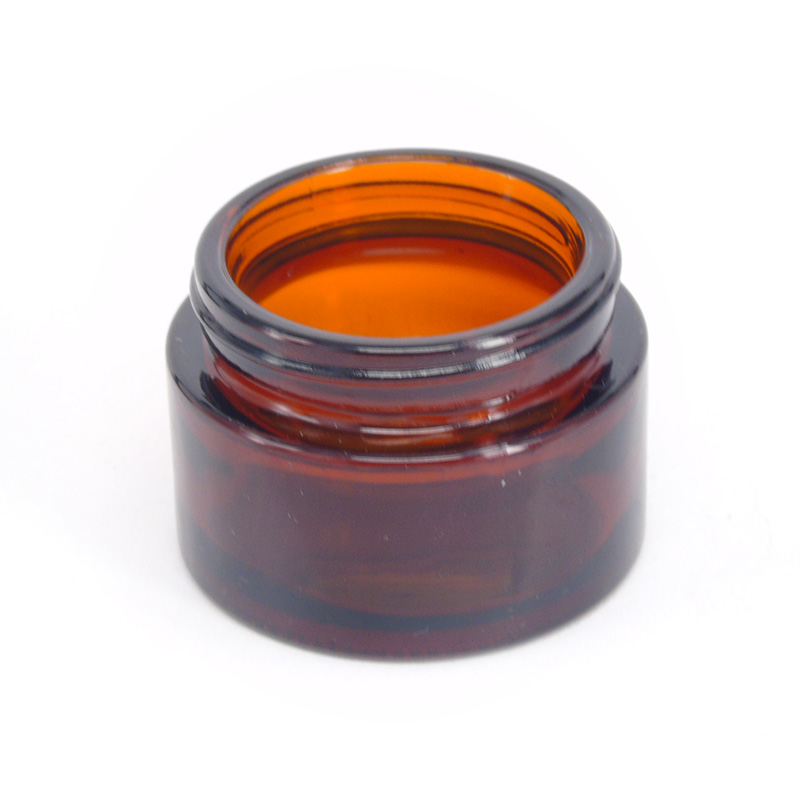 5g 10g 15g 20g 25g 30g 50g 100g glass cosmetic amber glass cream jar