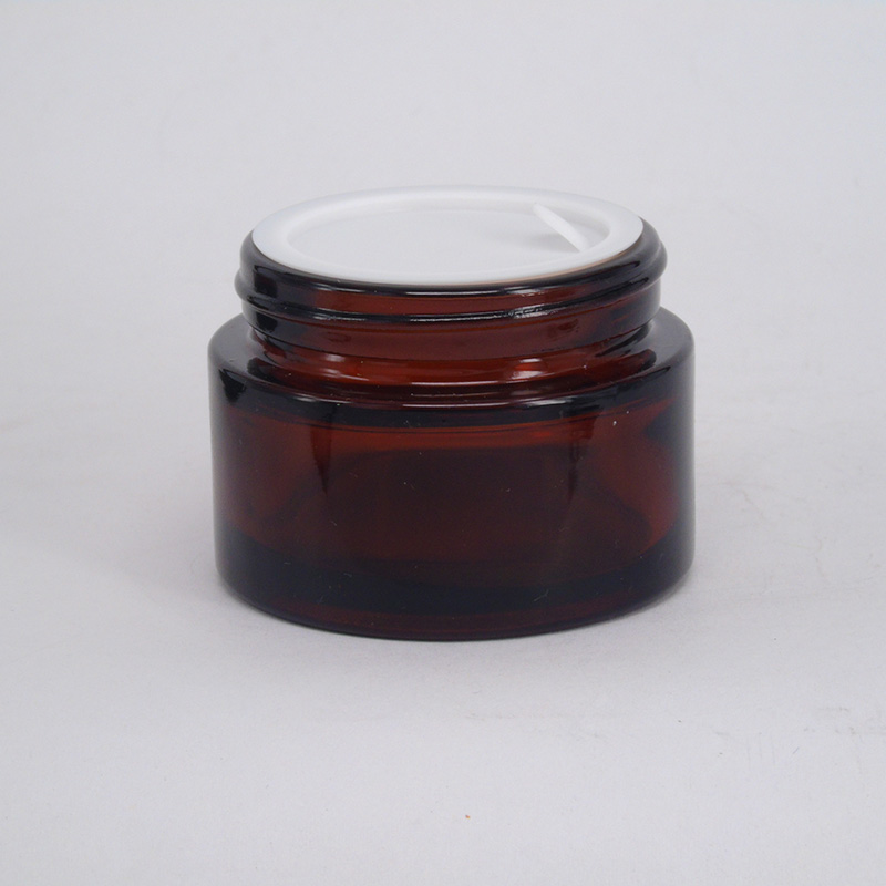 5g 10g 15g 20g 25g 30g 50g 100g glass cosmetic amber glass cream jar