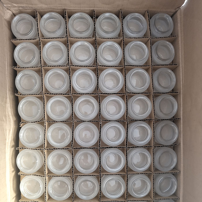 5g 10g 15g 20g 25g 30g 50g 60g 100g 200g Frosted glass cream jar Cosmetic Container with bamboo lid