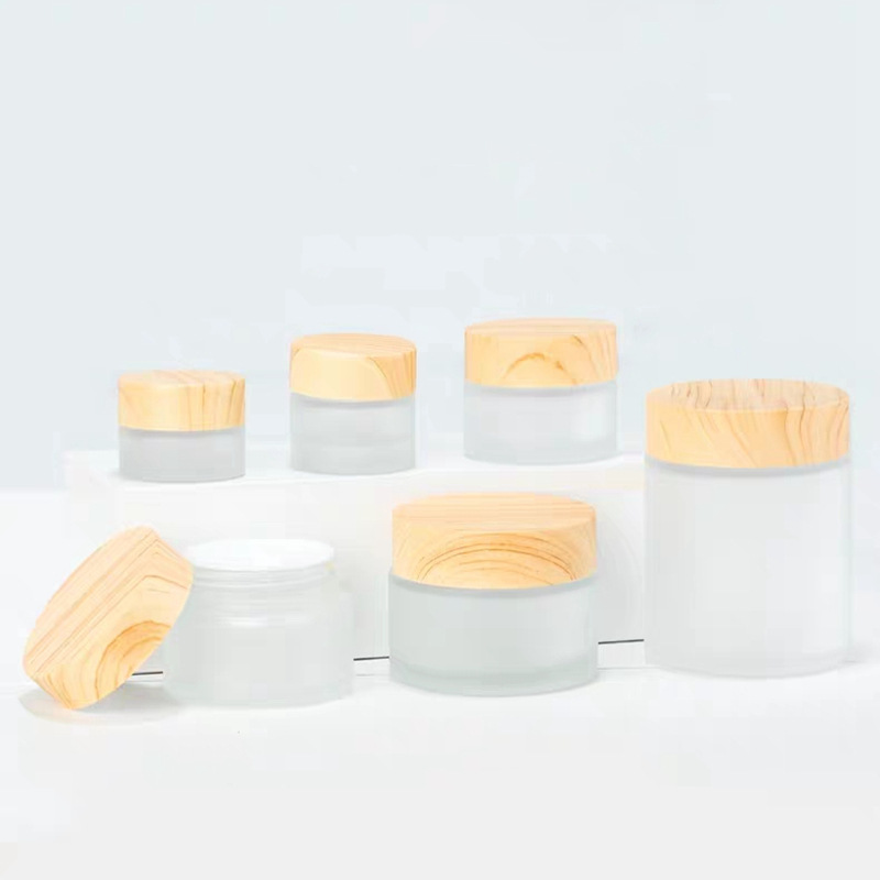 5g 10g 15g 20g 25g 30g 50g 60g 100g Body scrub container cosmetic packaging manufacture Glass cream jar
