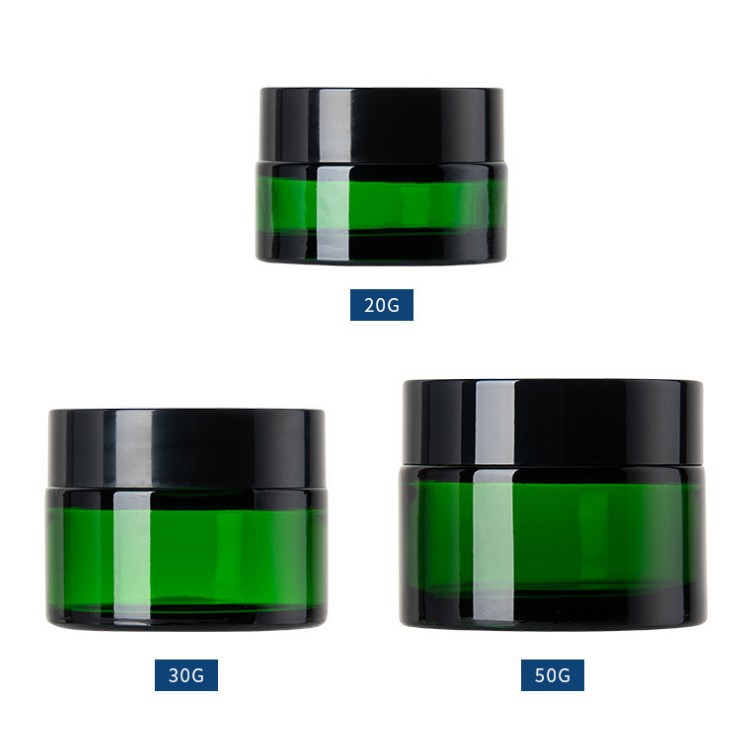 5g 10g 15g 20g 25g 30g 50g 60g 100g Body scrub container cosmetic packaging manufacture Glass cream jar