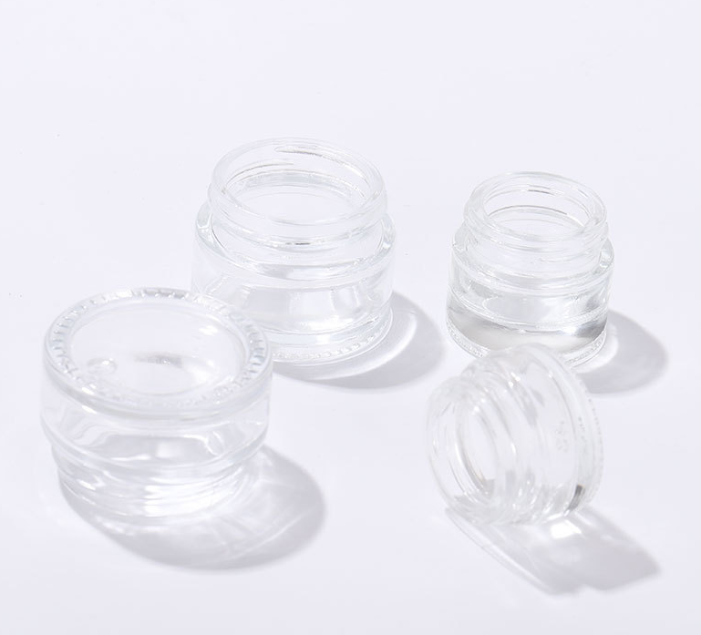 5g 10g 15g 20g 25g 30g 50g 60g 100g luxury clear glass cream jar