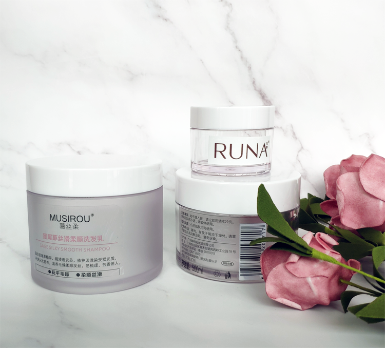 5g 10g 15g 20g 30g 150g thick wall PETG gel cream jar clear cosmetic plastic loose powder jar