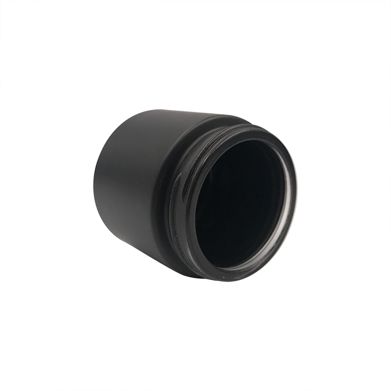 5g 10g 15g 20g 30g 50g 100g 1 oz black cosmetic packaging empty container wide mouth matte cream custom cosmetic jar