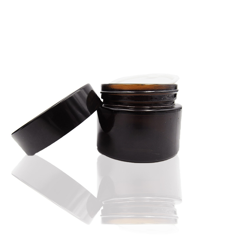 5g 10g 15g 20g 30g 50g 100g 1 oz cosmetic packing cream container amber brown glass cosmetic jars with lids