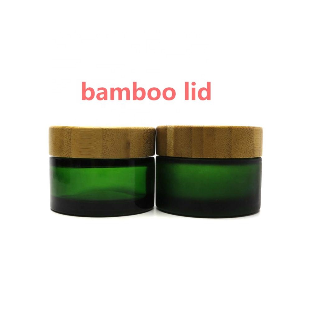 5g 10g 15g 20g 30g 50g 100g 120g green glass cosmetic cream jar with lid GJ-8888N