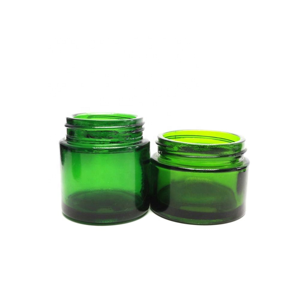 5g 10g 15g 20g 30g 50g 100g 120g green glass cosmetic cream jar with lid GJ-8888N