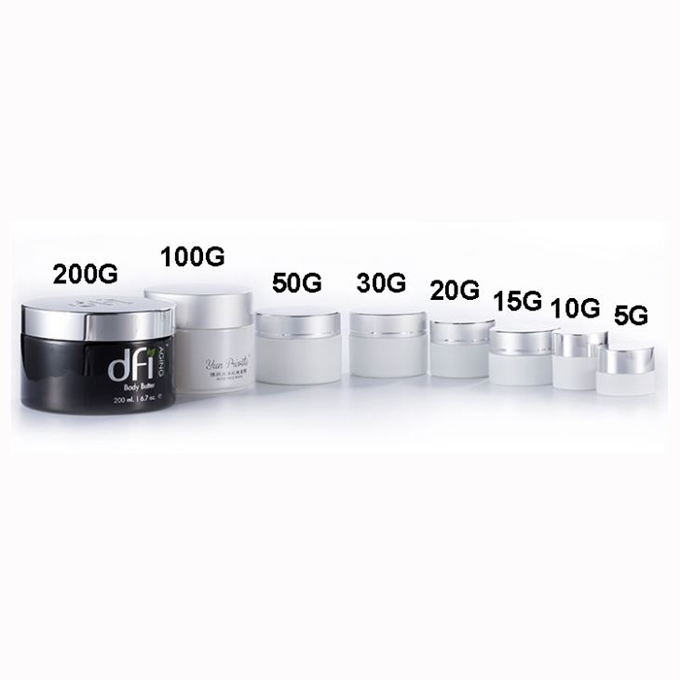 5g 10g 15g 20g 30g 50g 100g 200g round facial mask glass cosmetic cream skin care jar