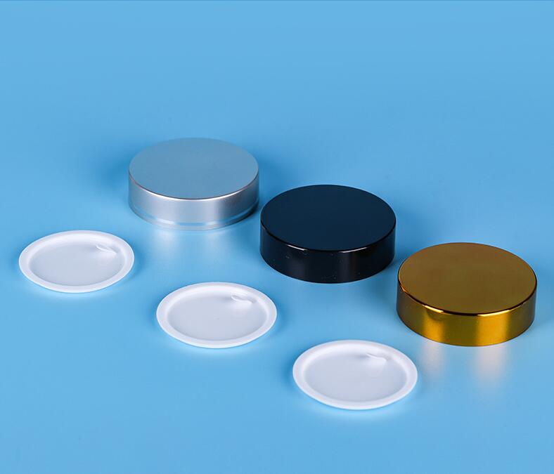 5g 10g 15g 20g 30g 50g 100g Amber&Frosted&Clear Empty Round Glass Face Cream Jar with Aluminum Lid Wholesale