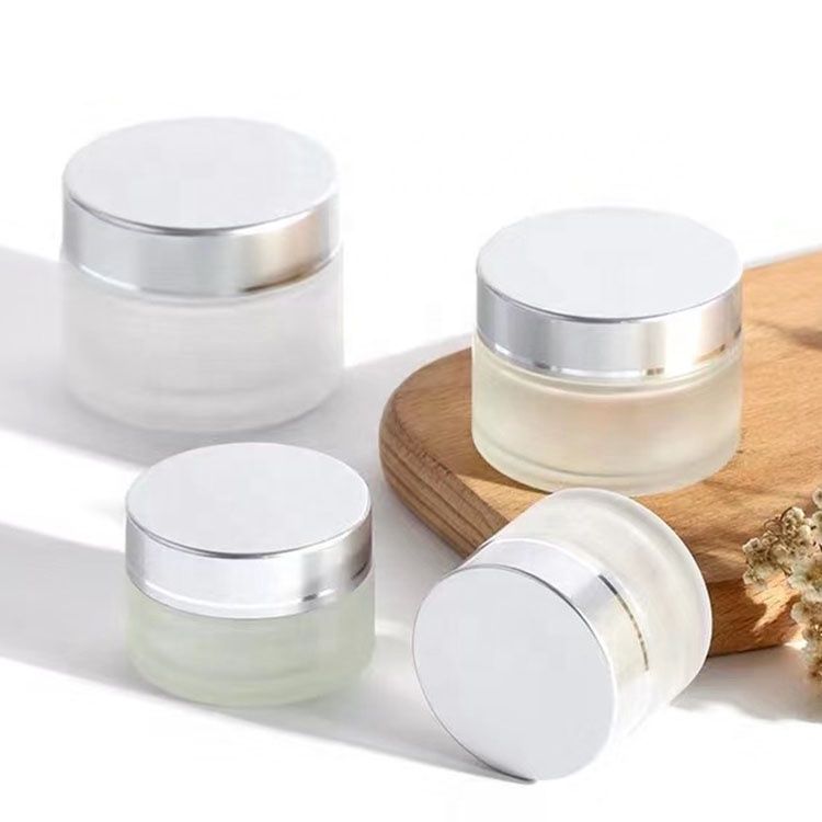 5g 10g 15g 20g 30g 50g 100g Amber cosmetic container cream glass jar for cosmetic jar with lid