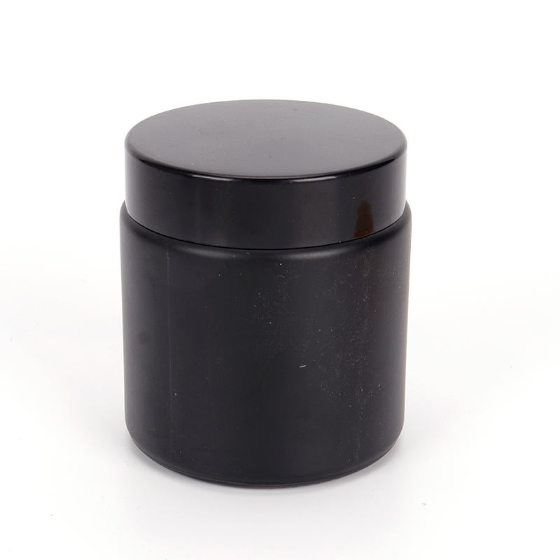 5g 10g 15g 20g 30g 50g 100g Black White Cosmetic Cream Glass Jar With Lid