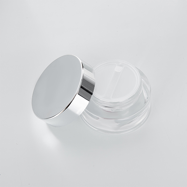 5g 10g 15g 20g 30g 50g 100g Cream glass Jar For Cosmetic With Aluminum And Plastic Top
