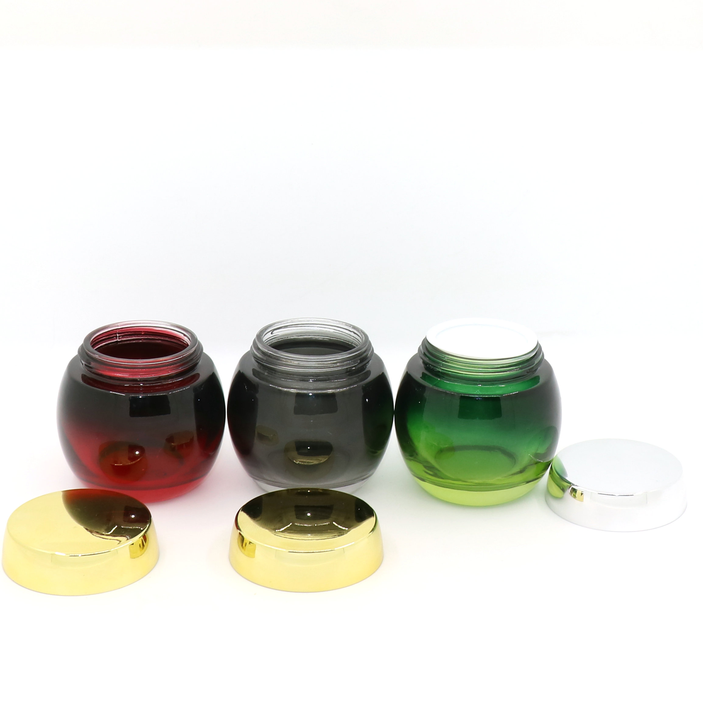5g 10g 15g 20g 30g 50g 100g Empty Cosmetic Packaging Boxes Glass Cosmetic Jar For Face Cream