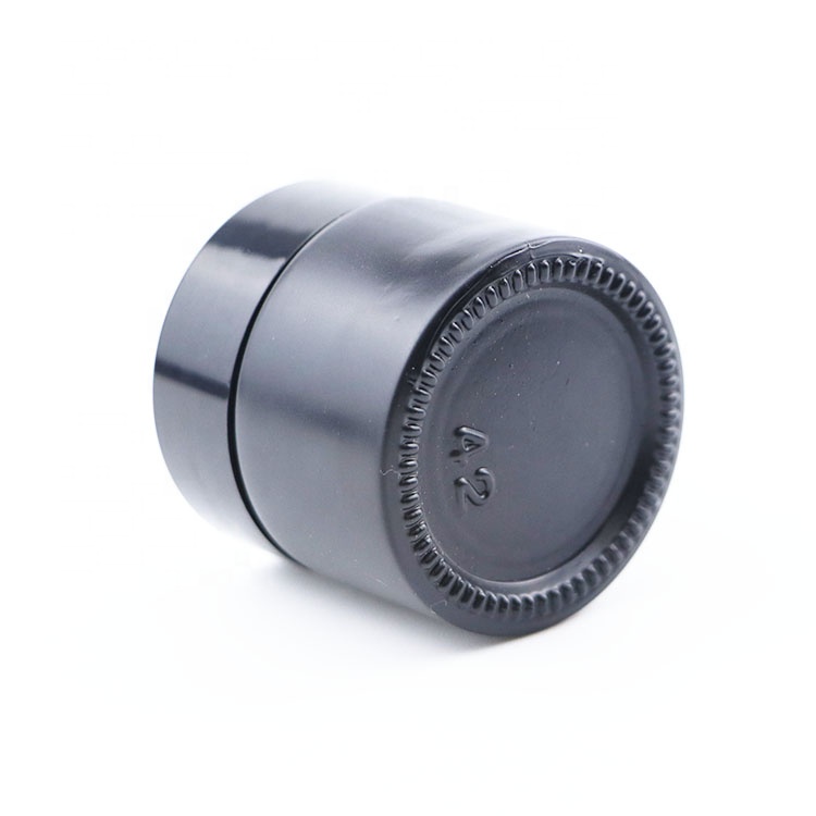 5g 10g 15g 20g 30g 50g 100g black glass jars matte black glass container