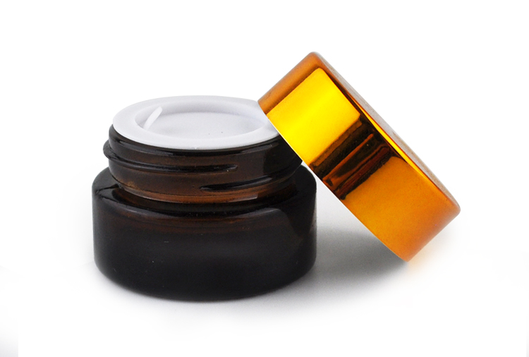 5g 10g 15g 20g 30g 50g 100g clear frosted amber cream glass jar for glass cosmetic jar