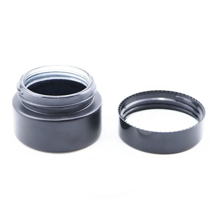 5g 10g 15g 20g 30g 50g 100g cosmetic black container frosted black glass jars
