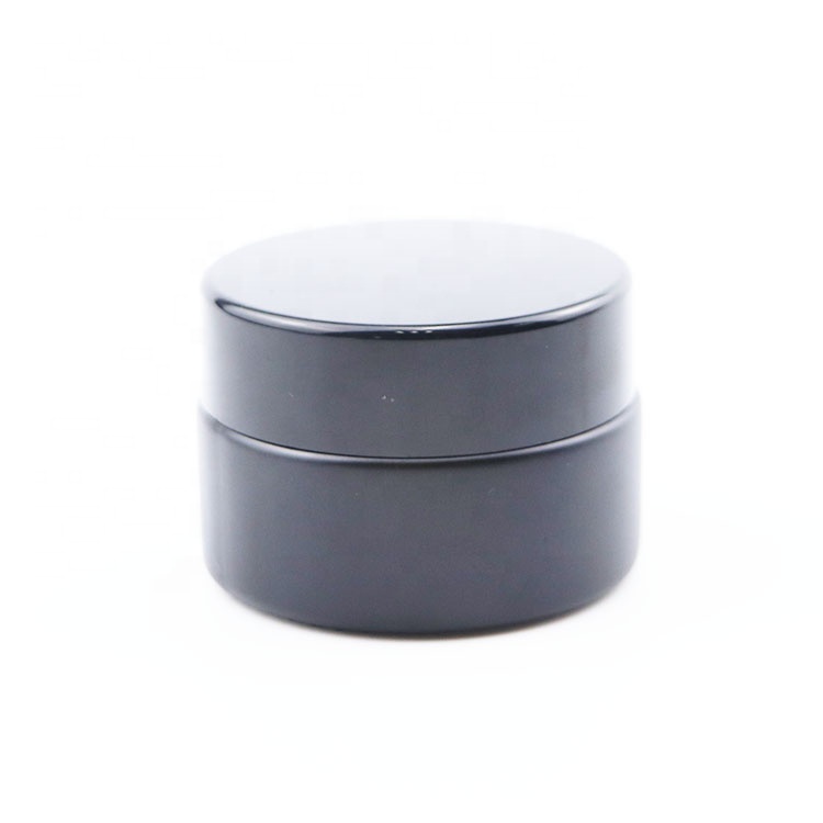 5g 10g 15g 20g 30g 50g 100g cosmetic black container frosted black glass jars