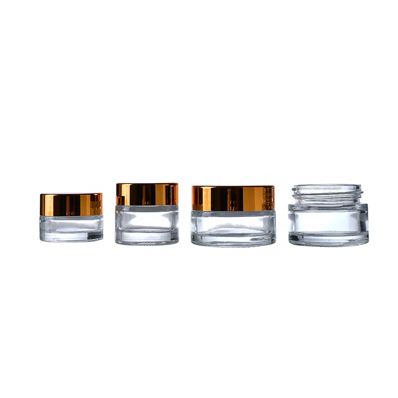 5g 10g 15g 20g 30g 50g 100g cosmetic glass jar glass jar screw lid small clear glass jar