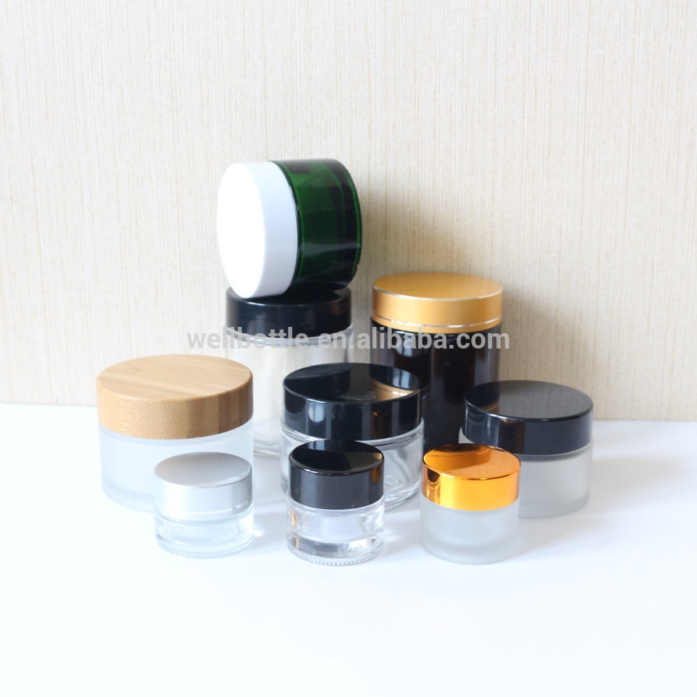 5g 10g 15g 20g 30g 50g 100g cream glass jar for glass cosmetic jar with lid