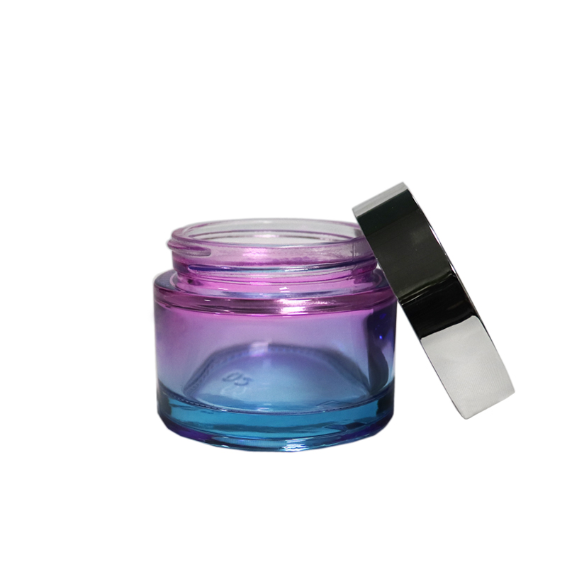 5g 10g 15g 20g 30g 50g 100g custom printing wholesale stock skin care cosmetic cream glass jar with screw top lid