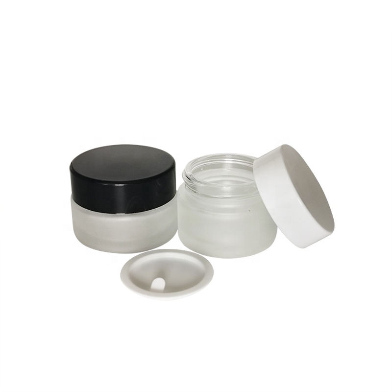5g 10g 15g 20g 30g 50g 100g empty face cream containers skin care luxury frost cosmetic glass jar with costmizable